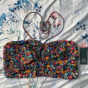 wild fable halter bandeau multi-colored size XL